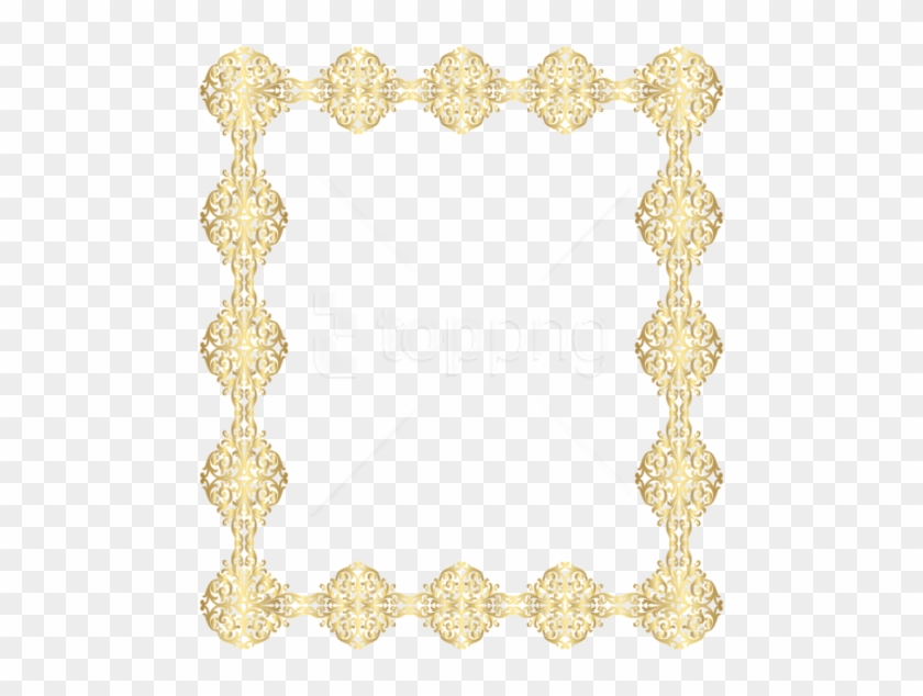 Free Png Download Golden Border Clipart Png Photo Png - Golden Border Transparent #1686977
