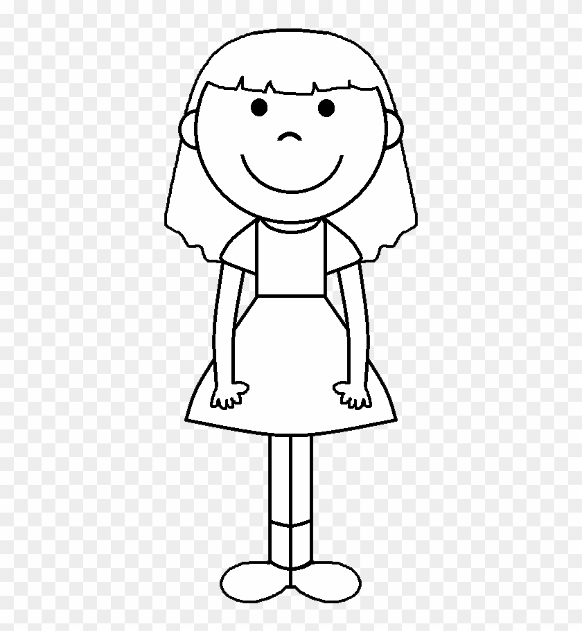 Graphics By Ruth Goldilocks And The 3 Bears - Goldilocks Clipart Black And White #1687060