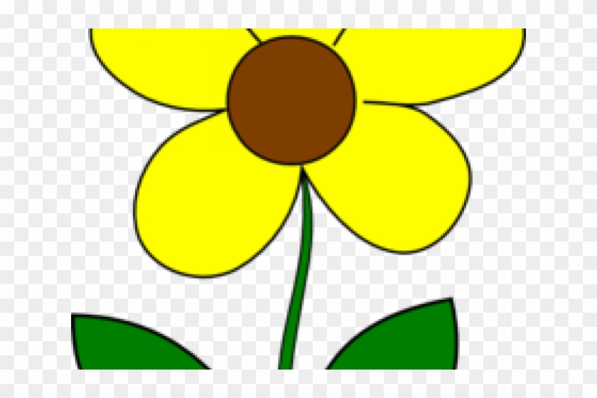 Yellow Flower Clipart Leaf Clipart - Flowers With 5 Petals Clipart #1687225