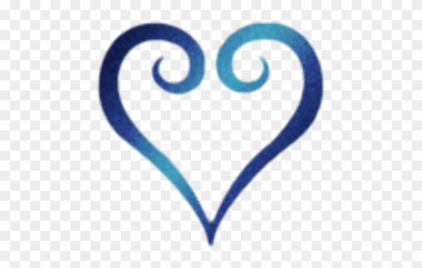 Blue Heart Clipart - Kingdom Hearts #1687394