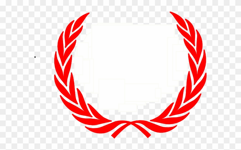 Christmas Wreath Png Transparent - Red Laurel Wreath Png #1687399