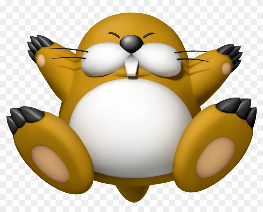 Mole Clipart Mole Rat - Moles From Mario #1687410