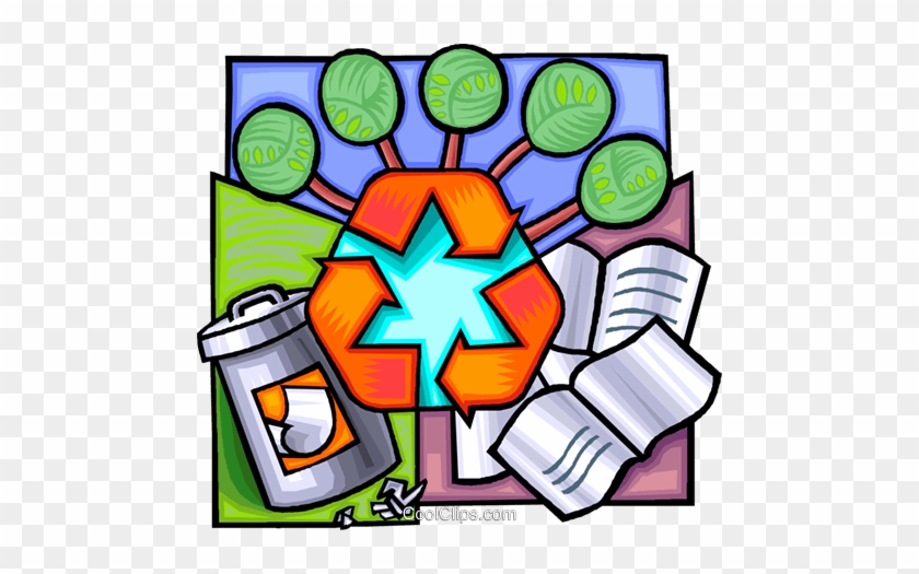 Recycle Paper Concept Royalty Free Vector Clip - Ways To Protect Earth From Global Warming #1687512