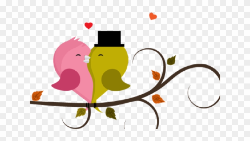 Brds Clipart Couple - Love Birds Transparent Background #1688160