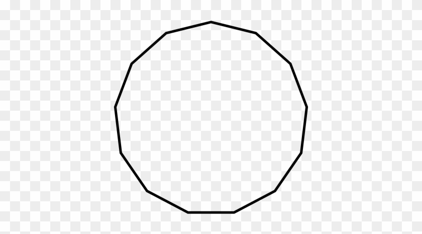 File - Regular Tridecagon - Svg - Shapes That Have 13 Sides #1688208