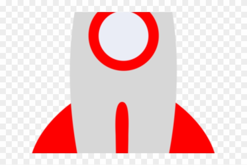 Drawn Spaceship Retro Rocket - Circle #1688532