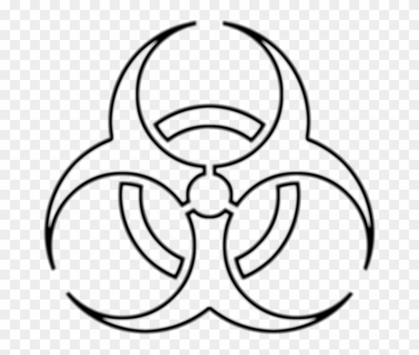 Cycles Realistic Texturing Help - Biohazard Symbol White Png #1688912