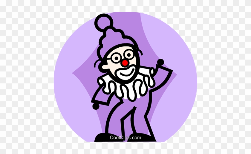Clowns Royalty Free Vector Clip Art Illustration - Cartoon #1689397