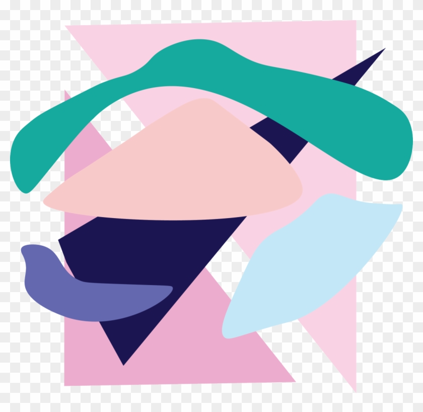 Abstract Shapes Design Color Geometry Aesthetic Simple - Illustration #1689966