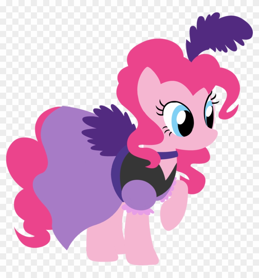 Simple Showgirl Pinkie Pie By Blah23z - Rarity Dress Purple #1690065