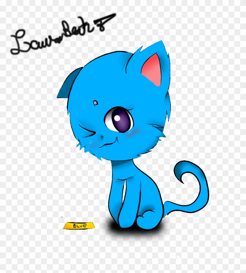 Blue Cat Lacolasdrawings Deviantart - Blue Cat Lacolasdrawings Deviantart #1690464