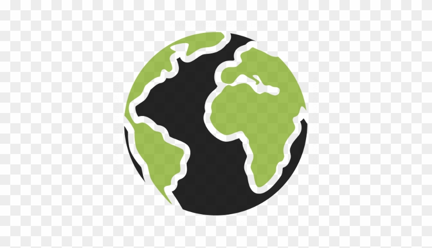 Earth With The Water Grey And The Land Green - Icon Of Earth #1690535