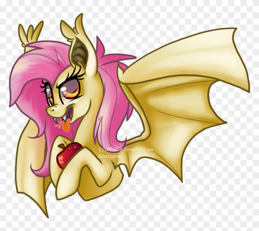 More Like Flutterbat Hanging On Her Branch By Dasprid - Cartoon #1690628