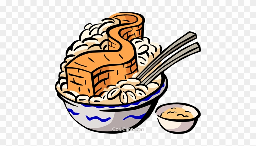 Chinese Food Royalty Free Vector Clip Art Illustration - Chinese Food Royalty Free Vector Clip Art Illustration #1690953