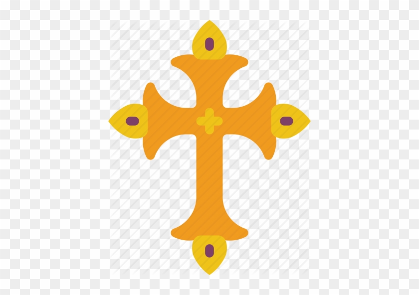 Day Of The Dead Clipart Cross - Day Of The Dead Cross Png #1691478