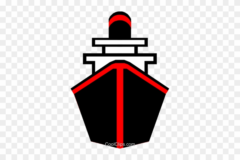 Ocean Liner Royalty Free Vector Clip Art Illustration - Theme Of Exploring The Titanic #1691734