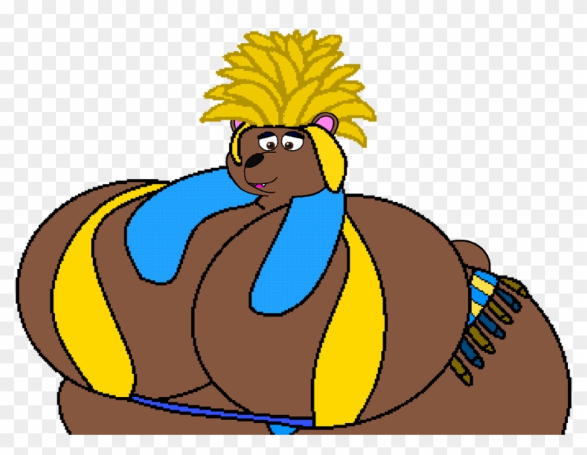 Hourglass Samba Bruin Bear By Pancakedude - Cartoon #1691824