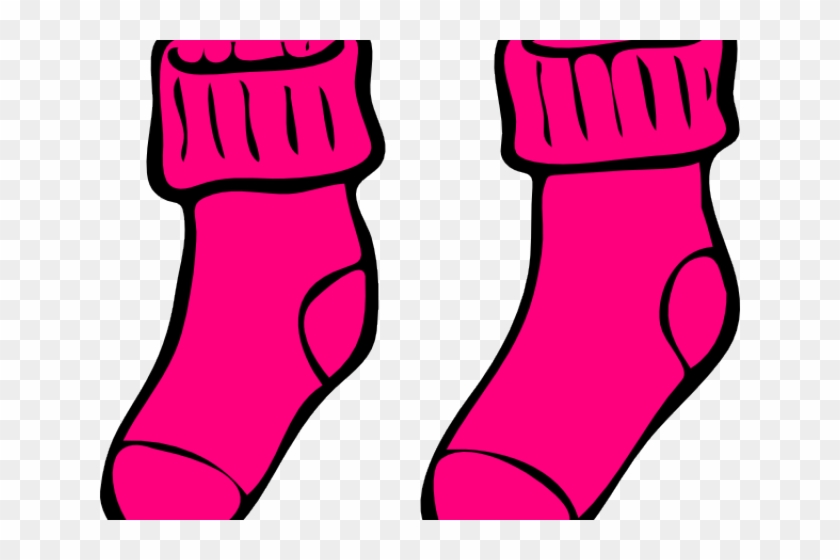 Pink Clipart Socks - Socks Clip Art #1692746