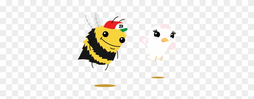 Bird And Bee - Cartoon Birds And Bees #1692934