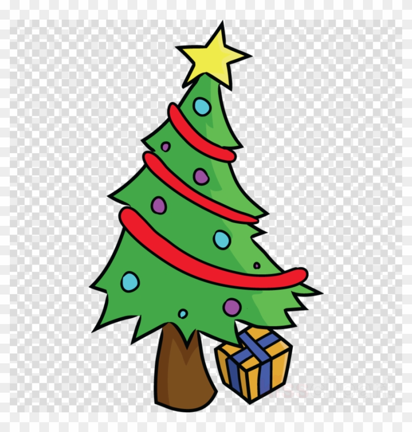 Christmas Tree Cartoon Png Clipart Christmas Tree Christmas - Christmas Tree Cartoon Png #1693105