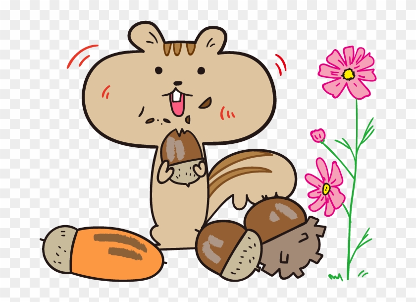 秋を楽しみたい どんぐりを食べるリス イラスト Japanese Culture - 秋を楽しみたい どんぐりを食べるリス イラスト Japanese Culture #1693142