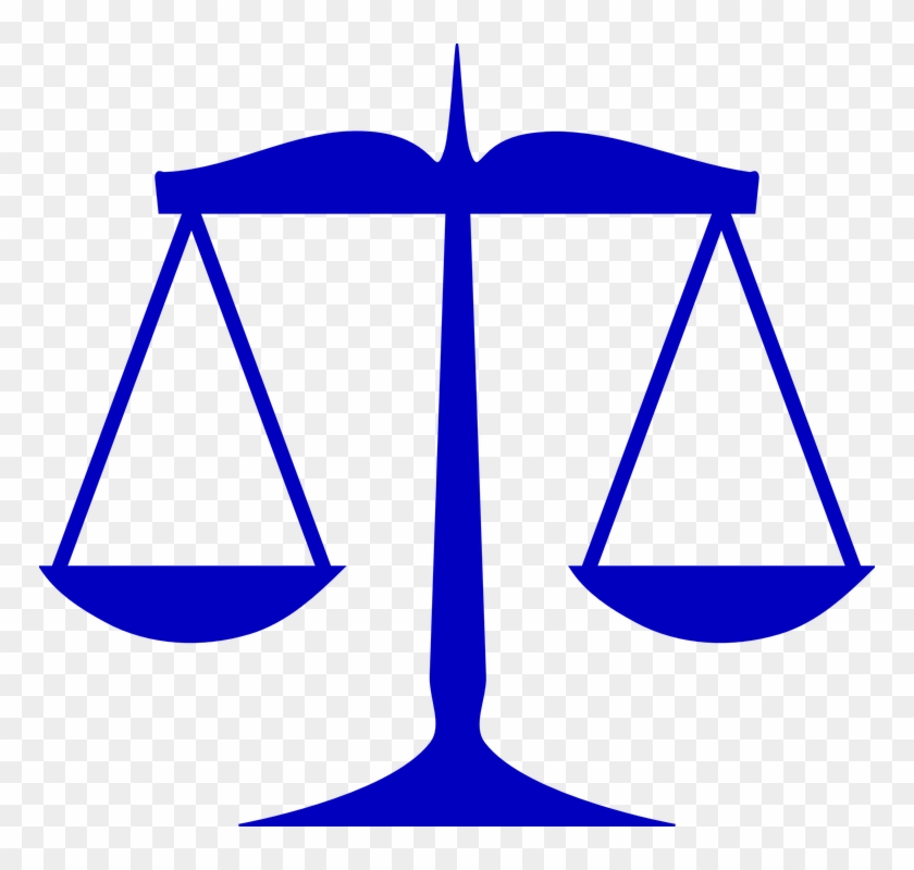 Scale Clipart Weighted - Scales Of Justice Clip Art #1693613