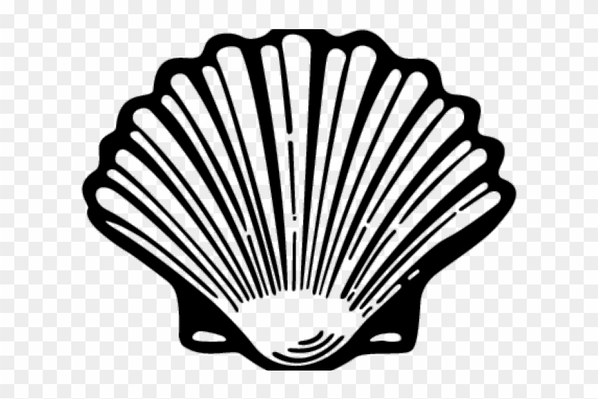 Shell Clipart Oyster Shell - Oyster Shell Clip Art #1693900