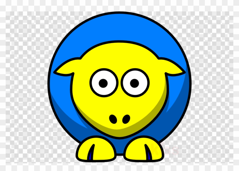 Yellow Sheep Clipart Sheep Clip Art - Png Captain America Shield #1693997