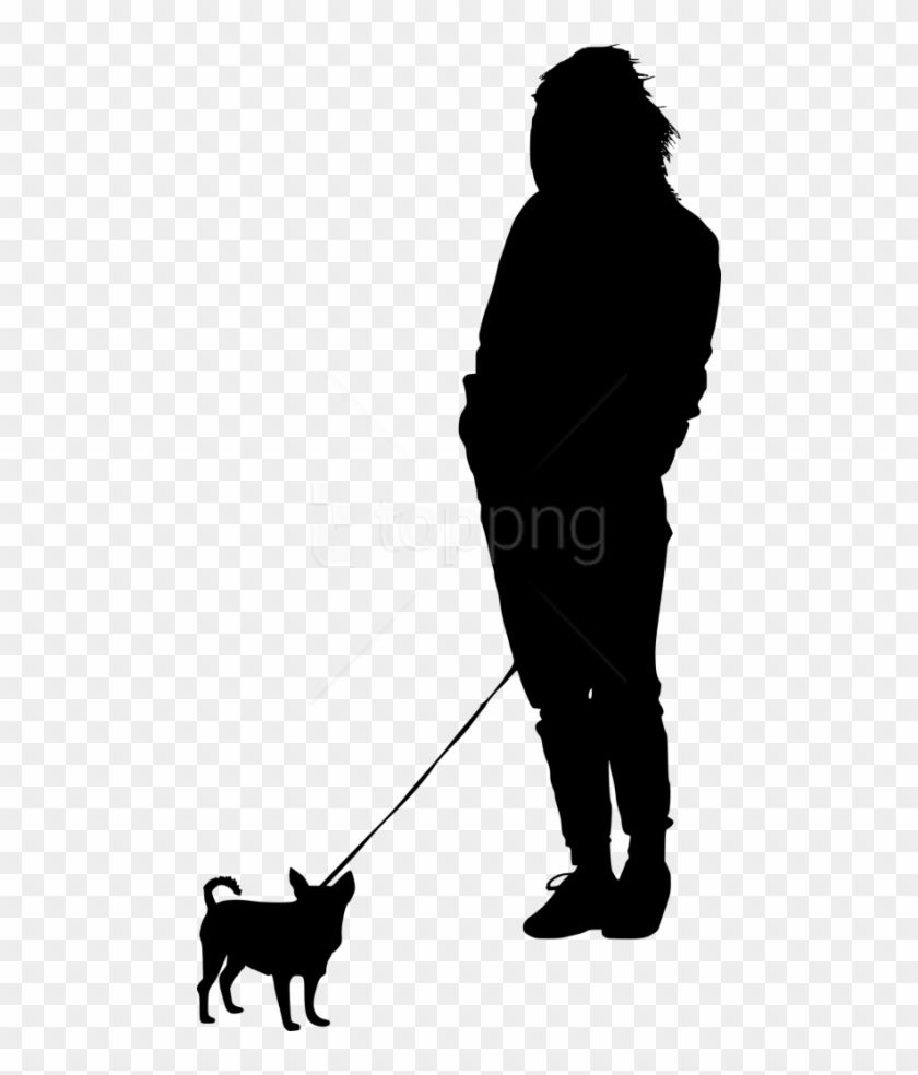 Free Png Dog Walking Silhouette Png - Person Silhouette Png Walking #1694317
