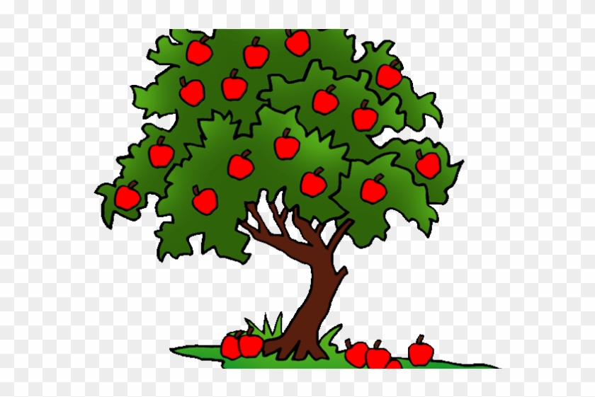 Spirit Clipart Fruit - Drawing Of A Apple Tree #1694555