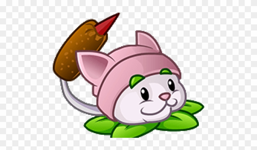 Bush Clipart Cat Tail Plant - Plants Vs Zombies Cattail Gif #1695341