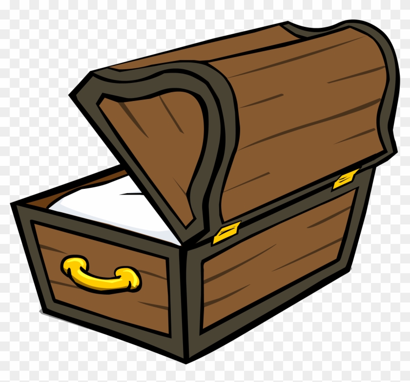 Pirate Treasure Map Clip Art - Treasure Chest Png #1695479