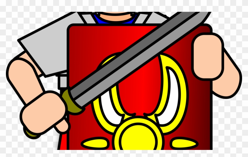 Ancient Rome Clipart - Roman Soldier Clipart #1695581