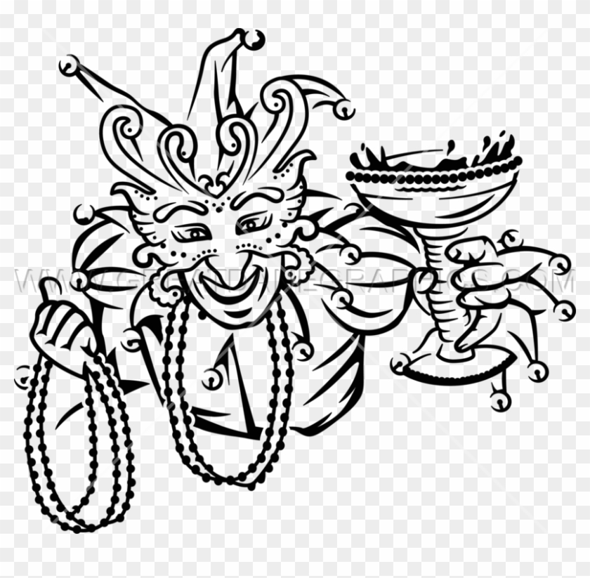 Mardi Gras Jester - Cartoon #1696251
