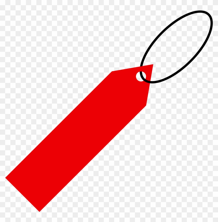 Red Blank Sales Price Tag, Label - Red Blank Sales Price Tag, Label #1696695
