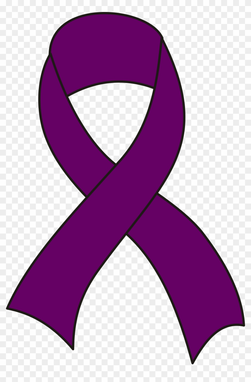 Ribbon Clipart Alzheimers - Epilepsy Symbol #1696874