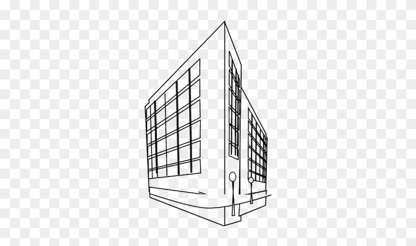 Cherish A Valuable Rapport - Building Drawing Black And White #1696961