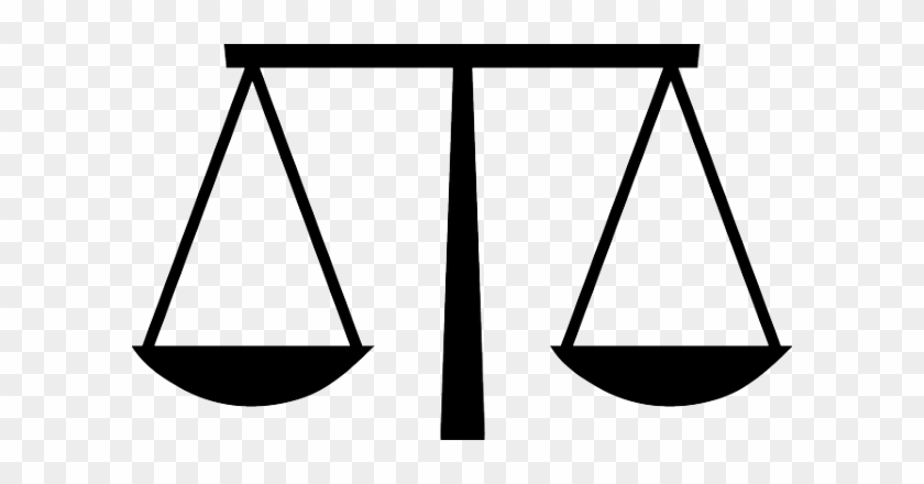 Une Vie Brisée Par L'absurdité - Scales Of Justice Clip Art #1697630