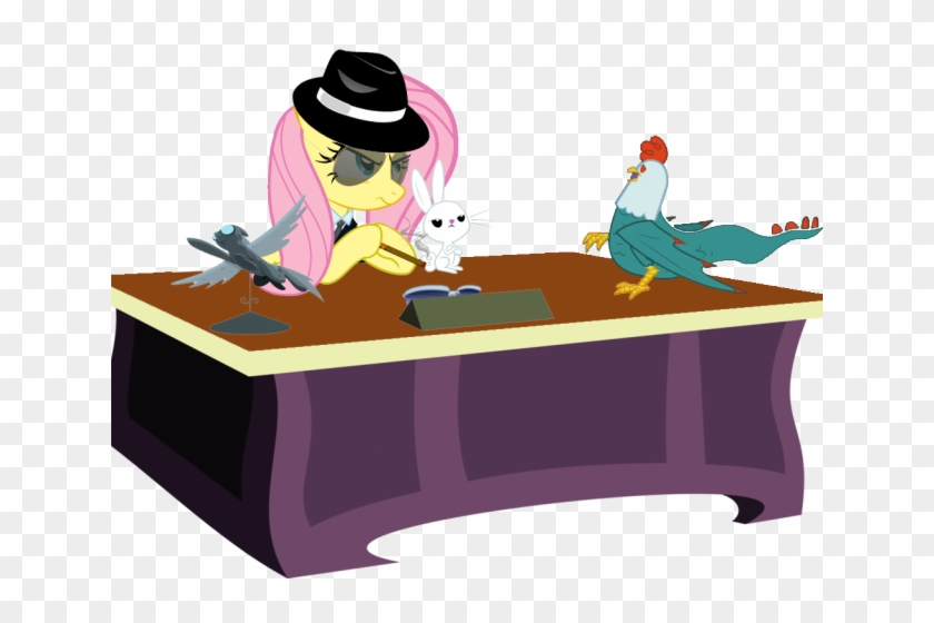 Desk Clipart Boss Desk - Mob Boss At Desk #1698388