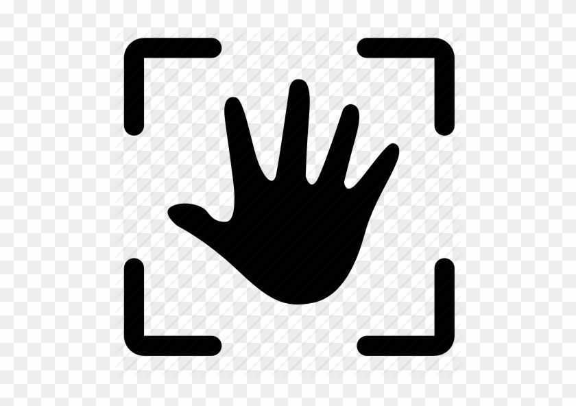 Biometrics Clipart Image Scanner Biometrics Computer - Biometric Hand Icon #1699106