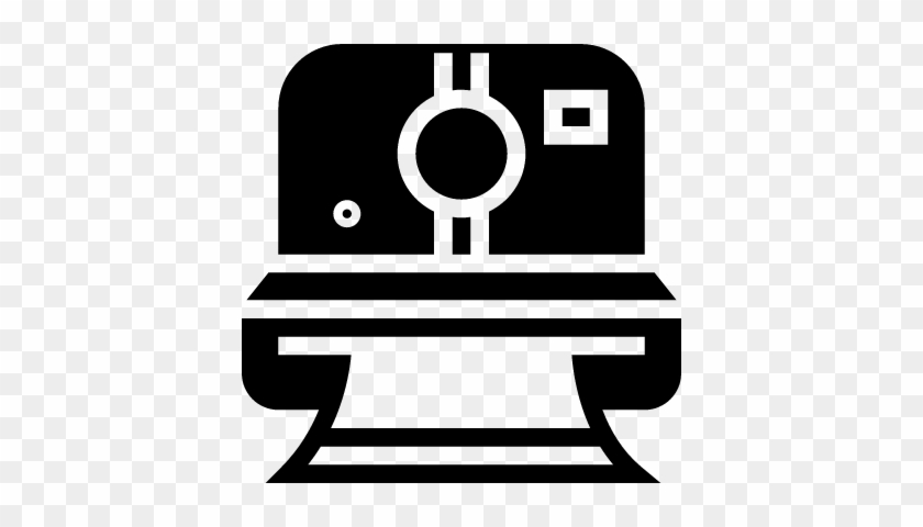 Polaroid Camera Vector - Polaroid Camera Icon #1700097
