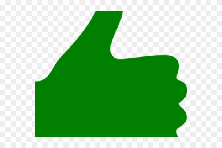 Hand Emoji Clipart Thumbs Up - Green Thumbs Up Icon #1701294