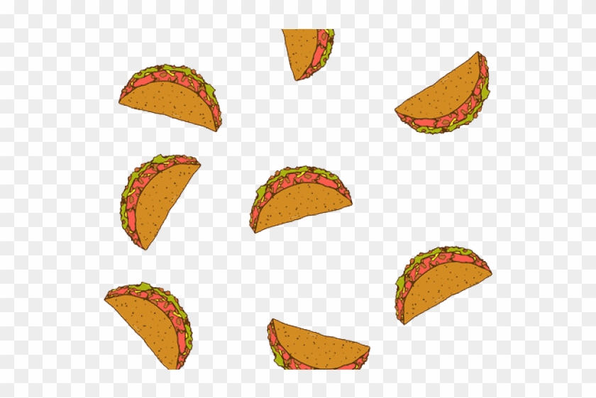 Taco Clipart Transparent Background - It's Raining Tacos Background #1701337