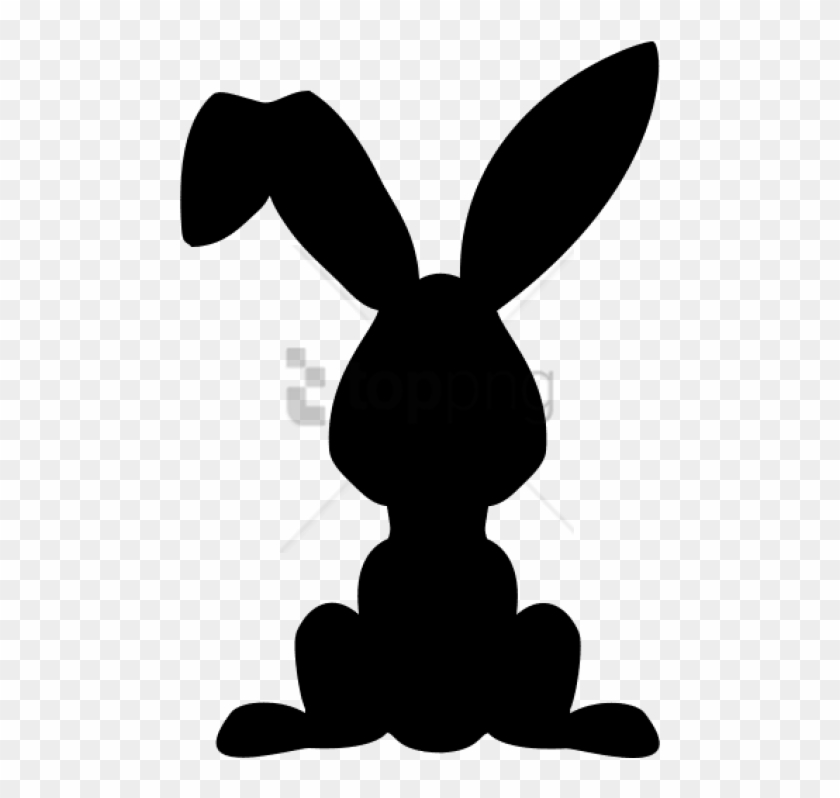 Free Png Easter Bunny Ears Silhouette Png Image With - Easter Bunny Silhouette Png #1701360