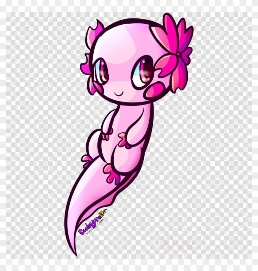 Axolotl Clip Art Clipart Salamander Axolotl Clip Art - Uefa Champions League Logo Png #1701396