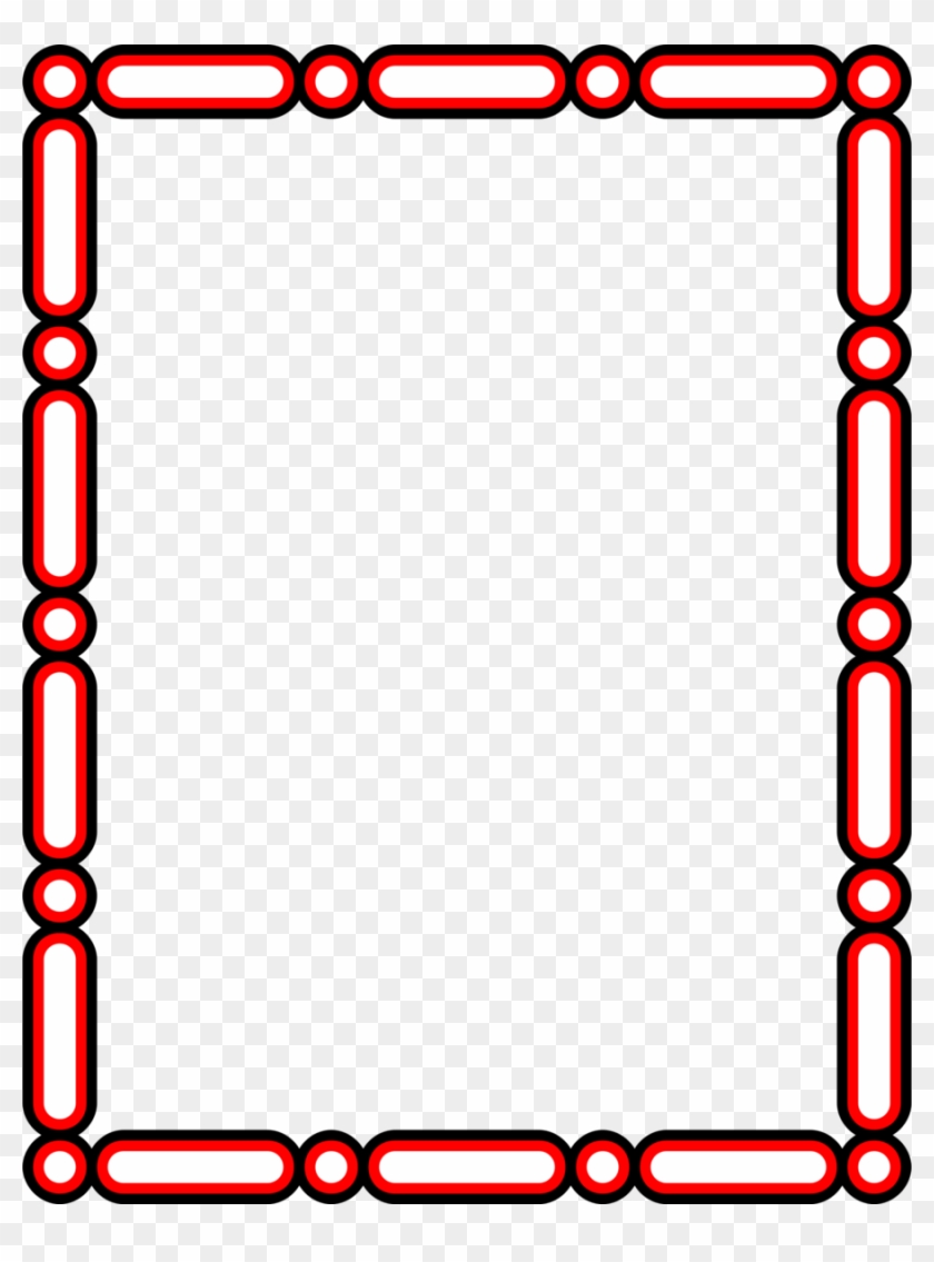 Decorative Arts Clipart Picture Frames Borders And - Frame And Borders Clip Art Red #1701800