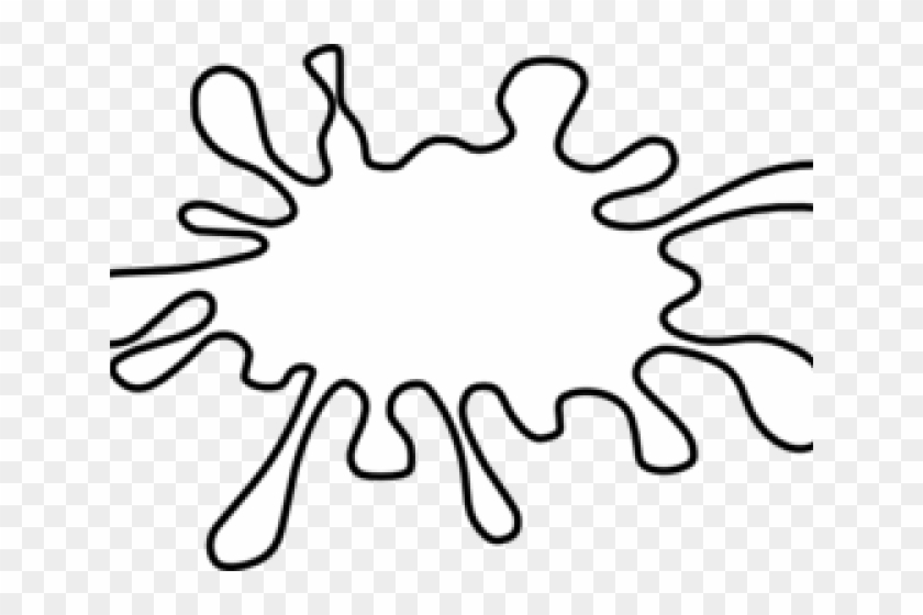 Splatter Clipart Paint Drawing - Clip Art #1701921