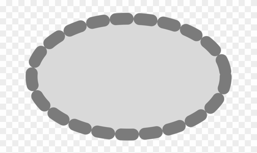 Necklace Bracelet Jewellery Computer Icons Bead - Dotted Line Oval #1701932