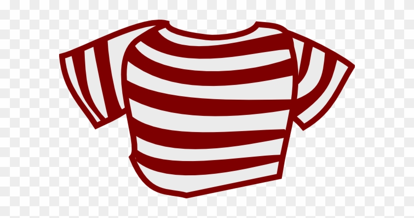 Maroon Clipart Jersey Shirt - Blue And White Shirt Clip Art #1702125