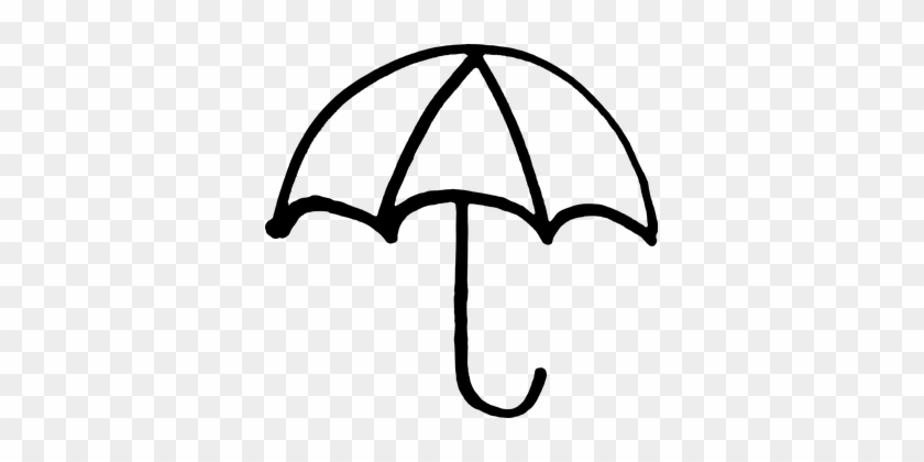 China, Democracy, Revolution, Umbrella - Umbrella Images Clipart Black And White #1702225